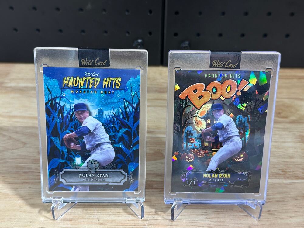 2025 Wild Card Haunted Hits & Boo Nolan Ryan Lot of 2